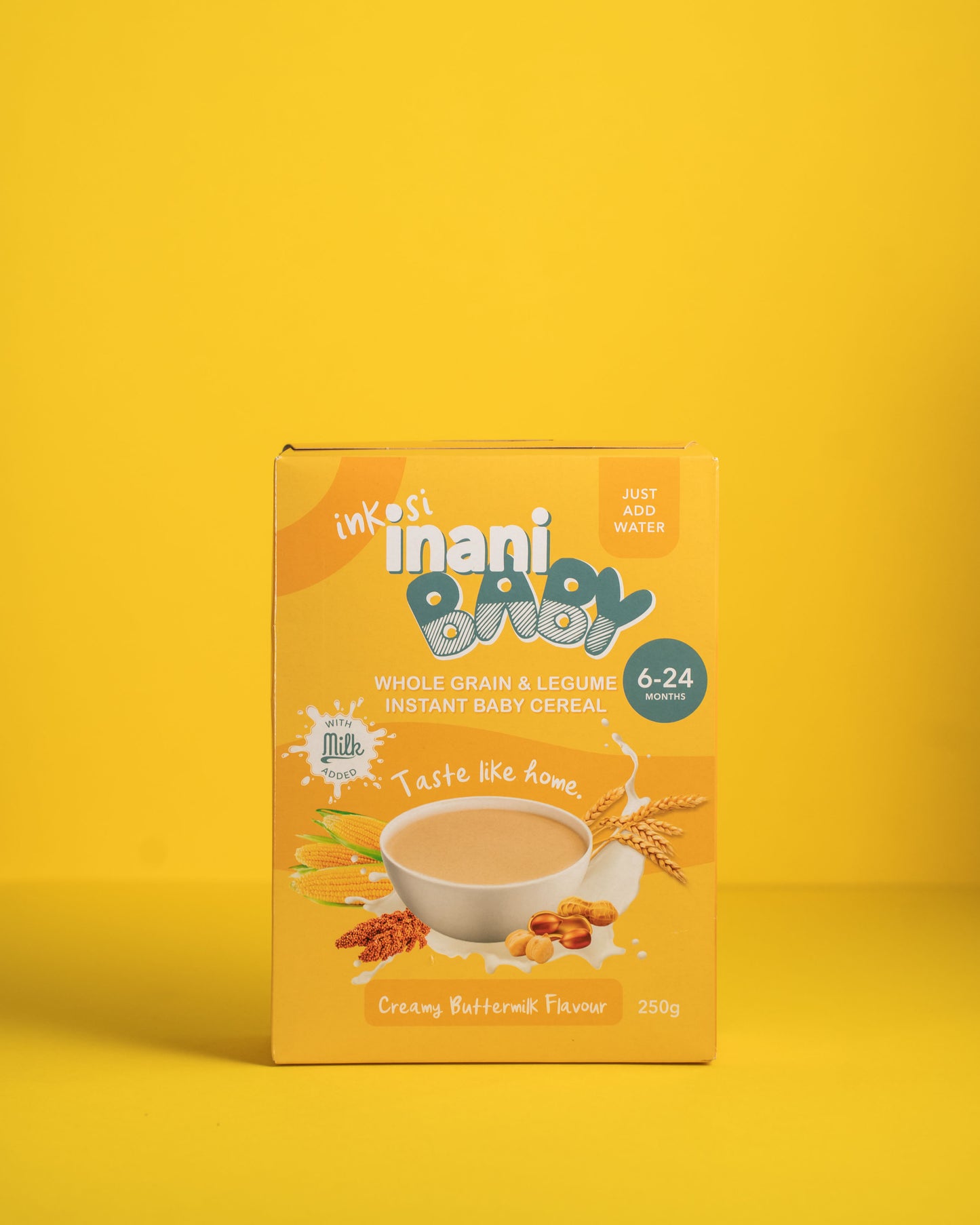 inaniBABY - Whole grain & Legume +6months Baby Cereal (250g Box)