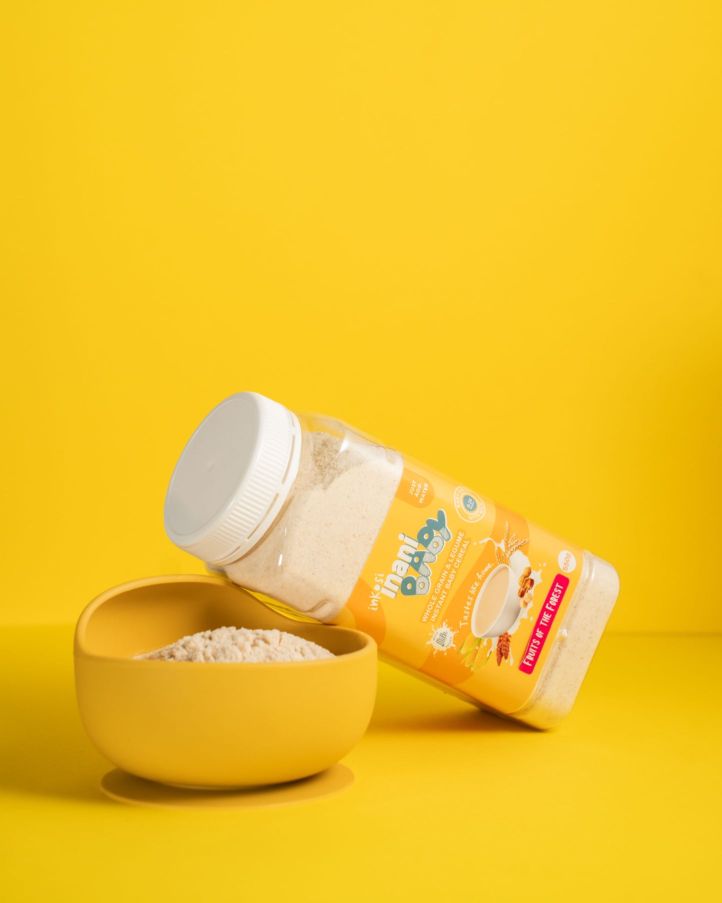 inaniBABY - Whole grain & Legume +6months Baby Cereal (550g Jar)
