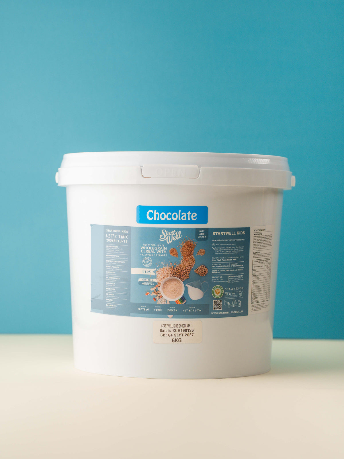 StartWell Cereal - High Protein, Multi Whole Grain & Legume Cereal (6kg Bucket)
