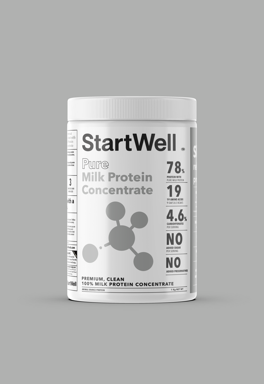 StartWell Premium Pure Milk Protein Concentrate Powder. (1 Kg Tub)